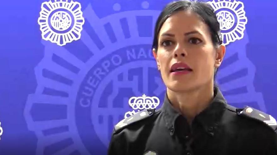 Elisa Revuelo, portavoz de la Policía Nacional.