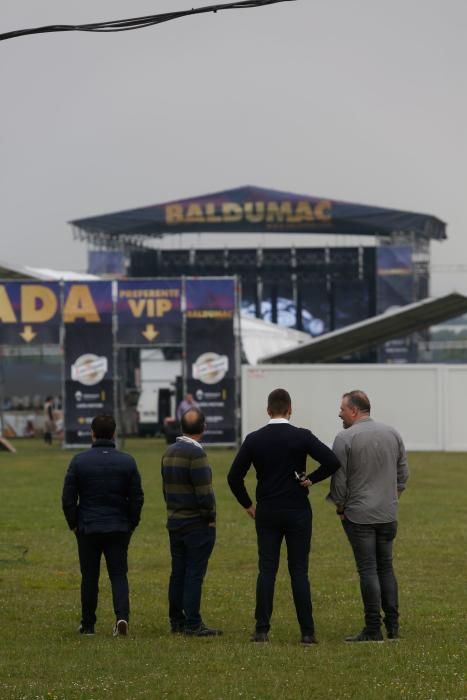 Todo preparado para el Festival Baldumac en La Morgal