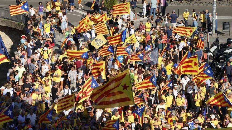 Les imatges de la manifestació independentista per la Diada de Catalunya
