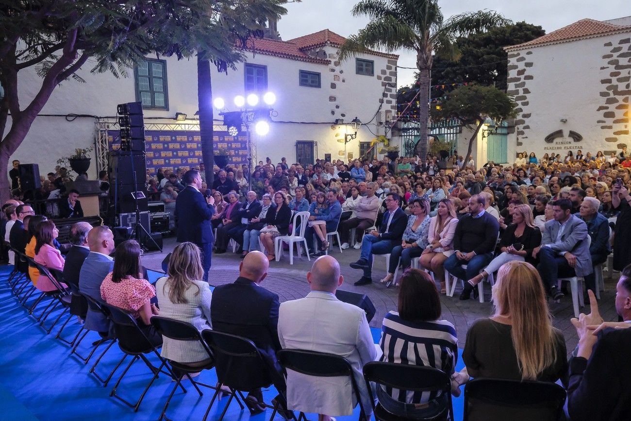 Acto de presentación del candidato de Coalición Canaria a la alcaldía de Telde, Héctor Suárez.