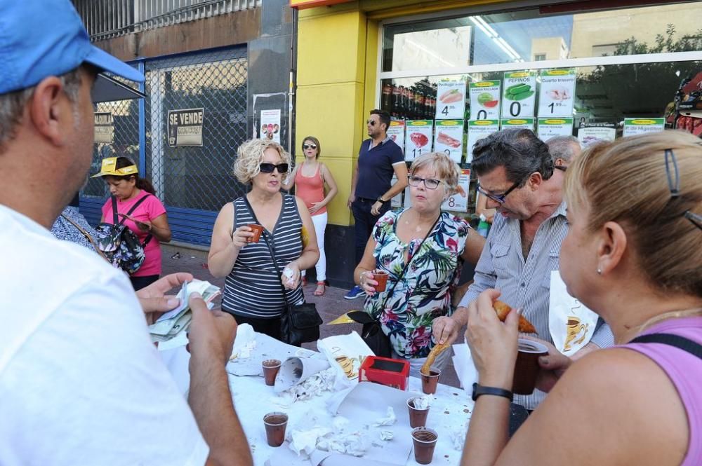 Romería de la Virgen de la Fuensanta: Paso por San