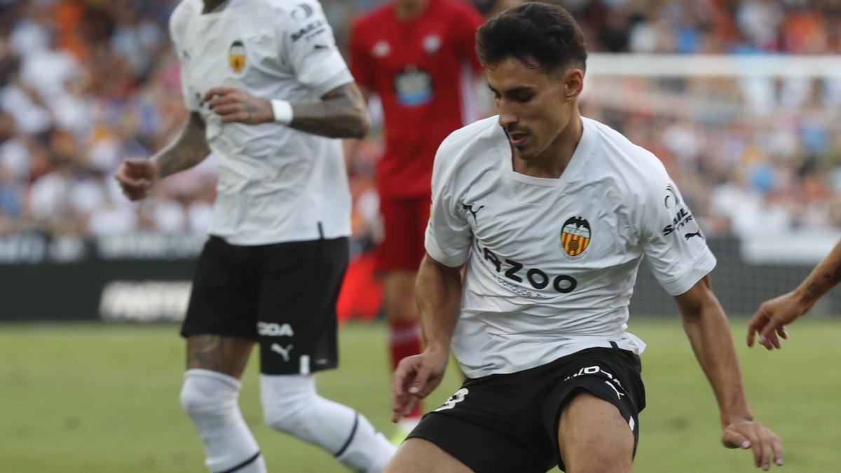 André Almeida, frente al Celta de Vigo