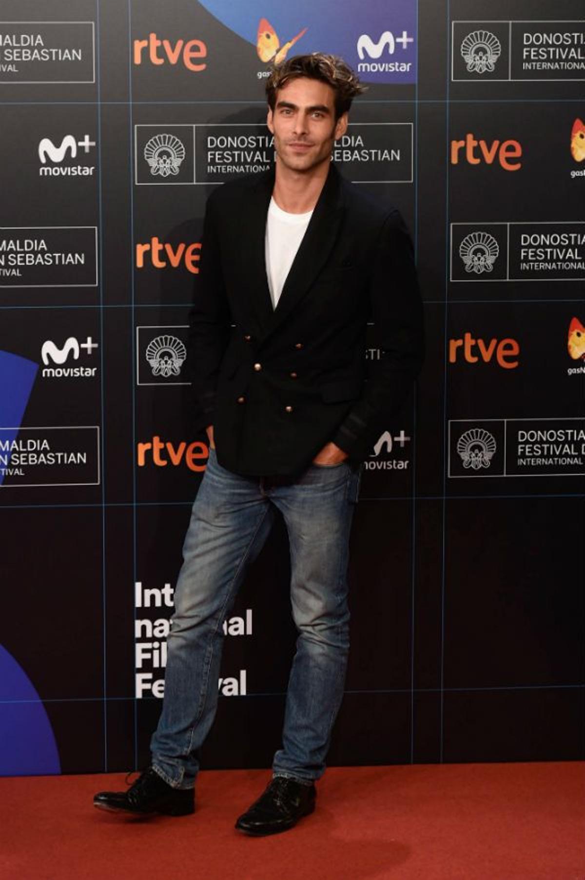 Jon Kortajarena en la gala inaugural del Festival de cine de San Sebastián