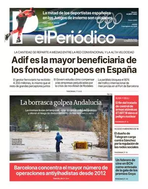 La portada de EL PERIÓDICO del 5 de febrero de 2026