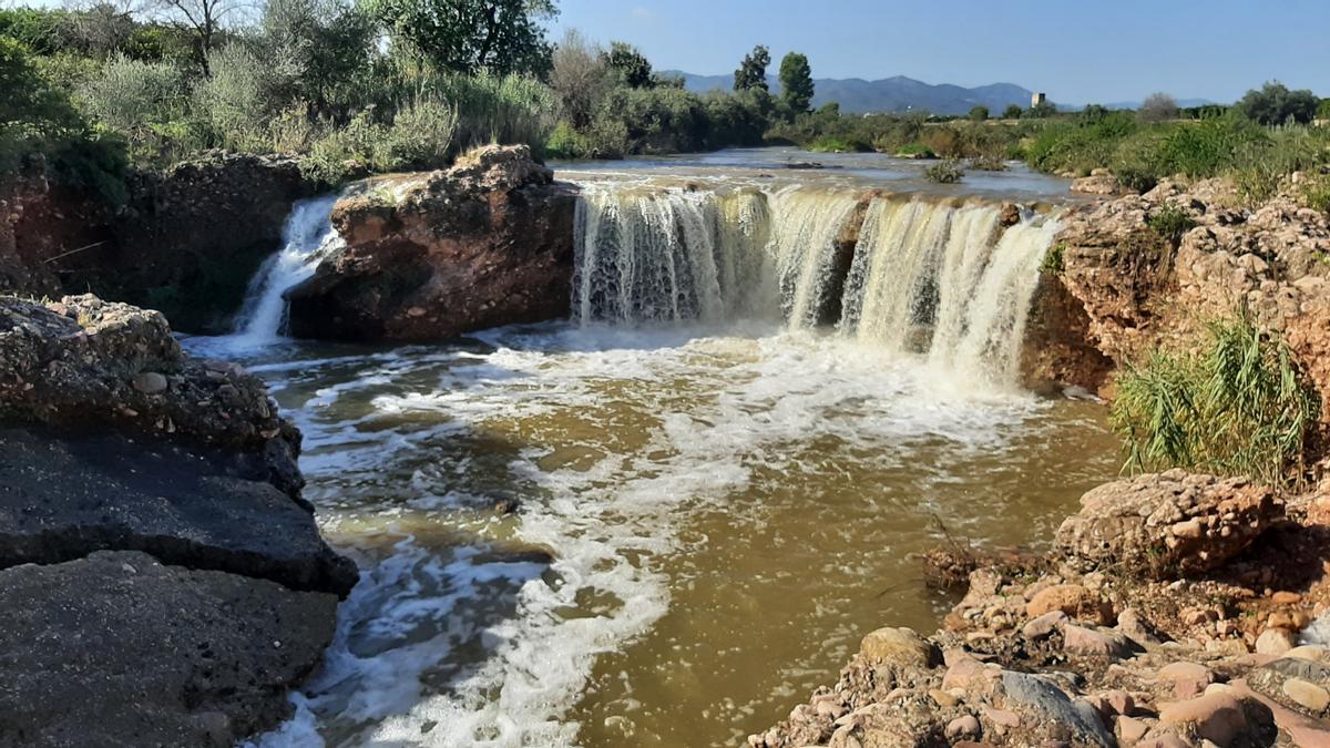 Espacio natural conocido como el salto del Riu Sec.