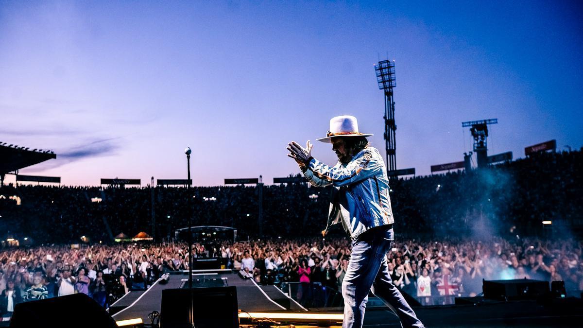Zucchero en un concierto.