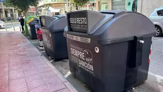 Los nuevos contenedores de San Vicente y el problema de las plazas de aparcamiento