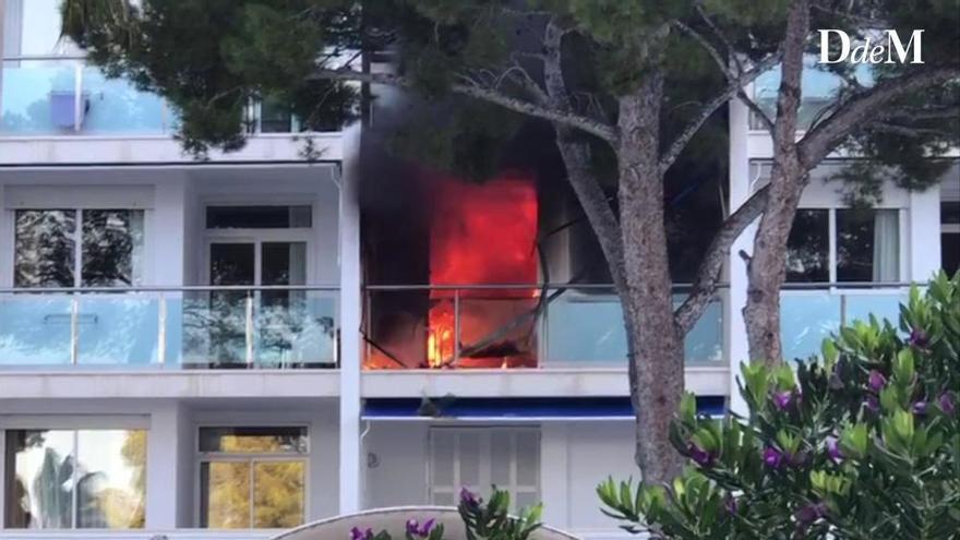 Un hotel se incendia en Costa de los Pinos