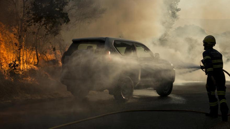 Incendios en Galicia: más de 1.000 hectáreas quemadas en Cualedro