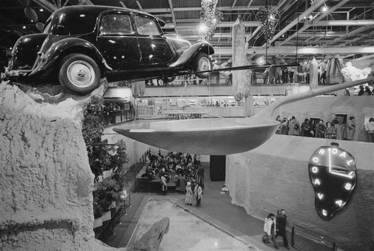 detall de la grfan exposició retrospectiva del 1979 al Pompidou de París