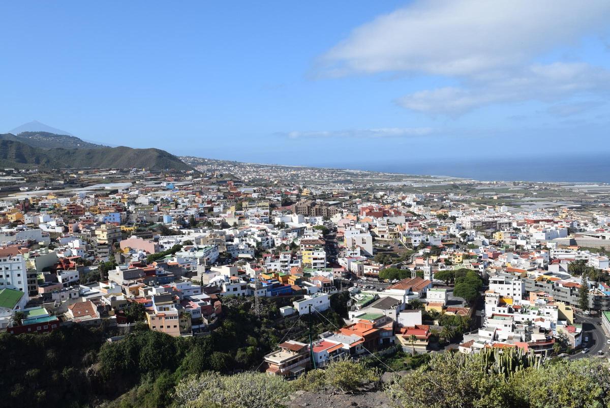 Vista de Tejina, en La Laguna