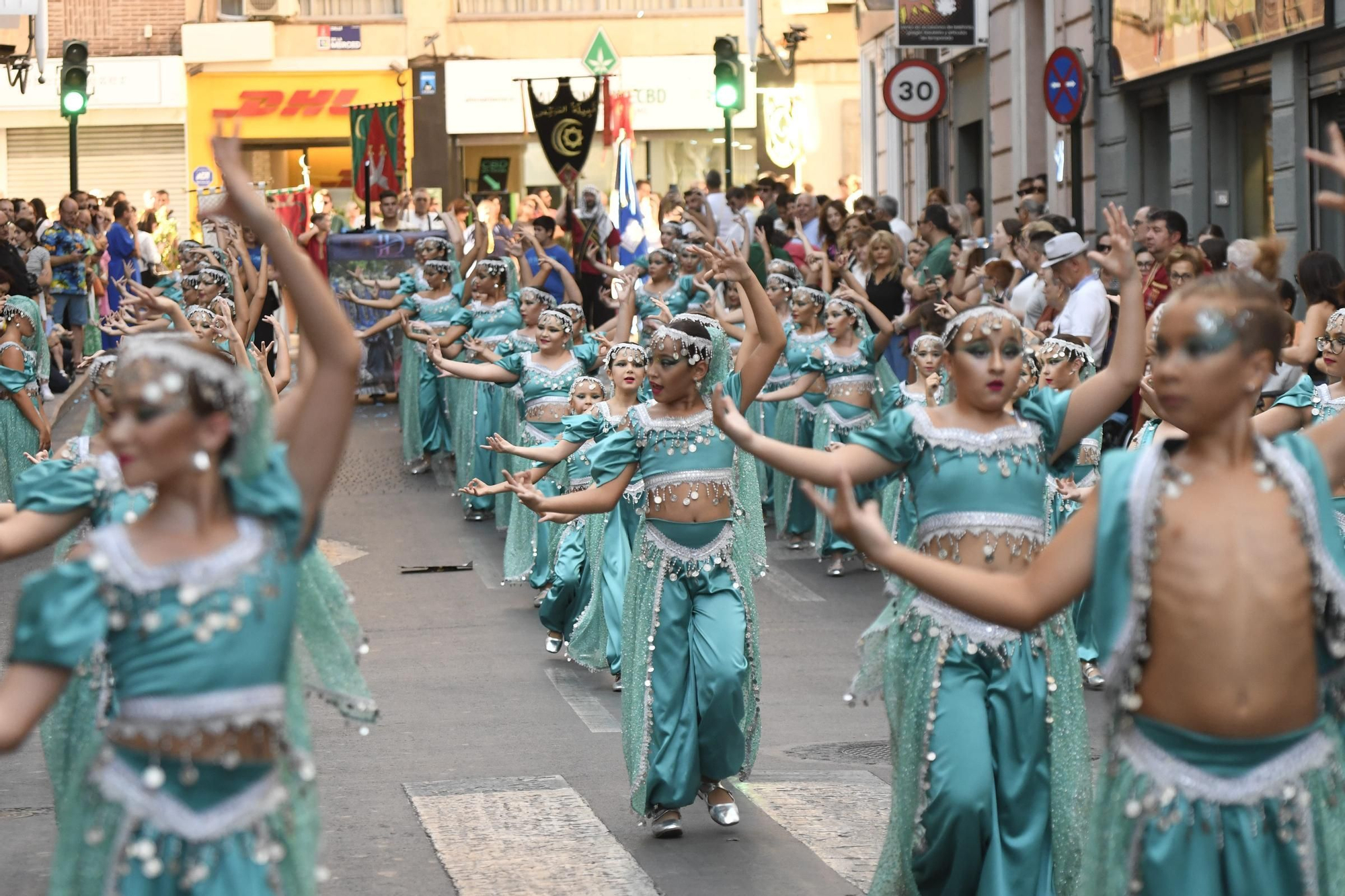 Fesfile infantil de las Fiestas de Moros y Cristianos de Murcia