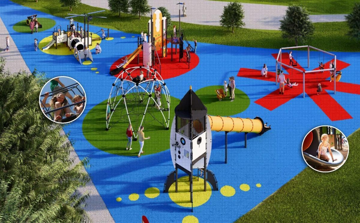 La zona infantil será completamente renovada.