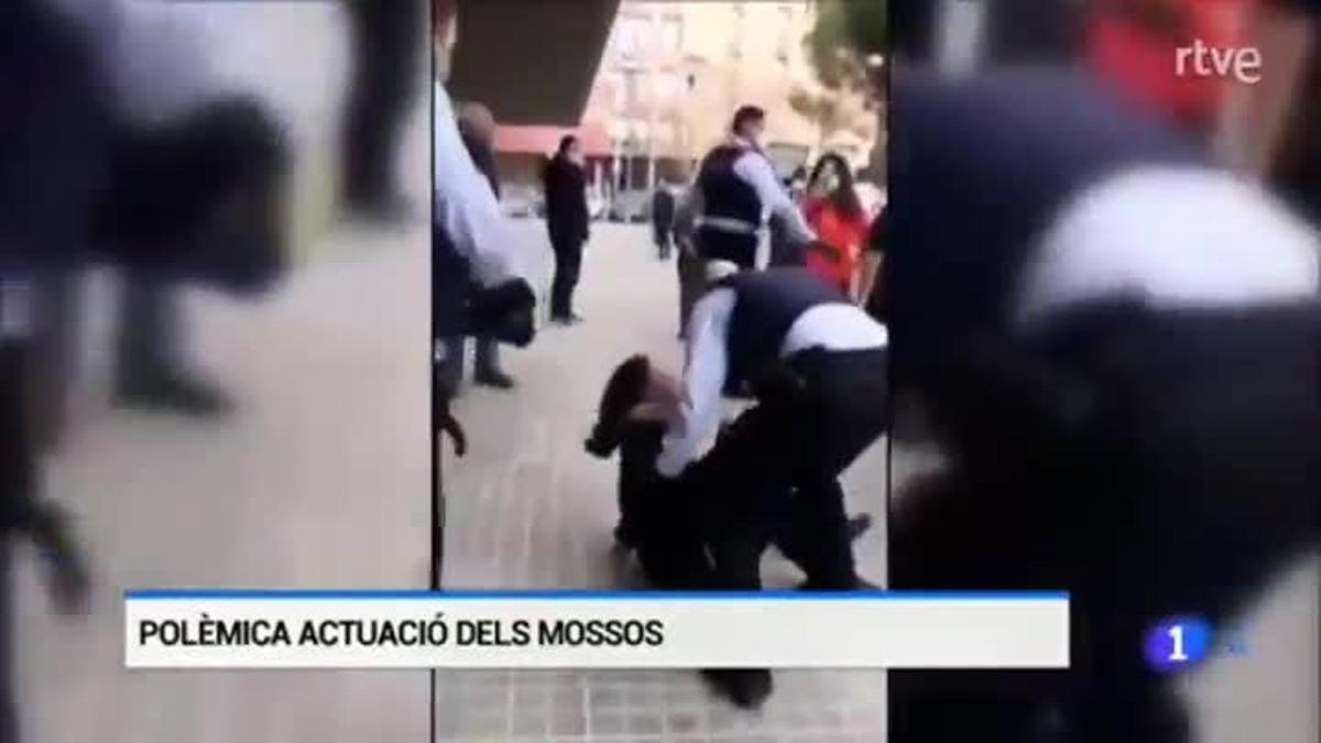 Polémica detención de los Mossos con una pistola Taser en Sabadell