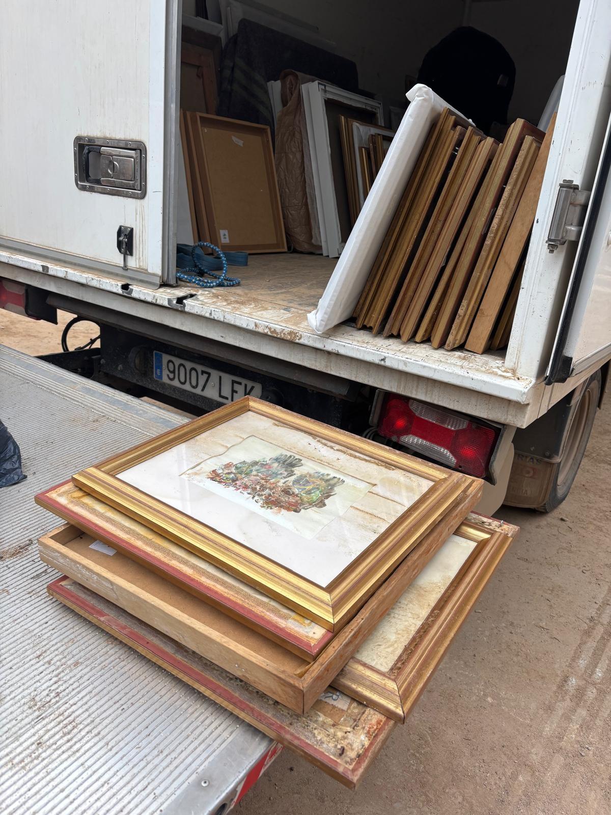 Transporte de las obras del Museo Antonia Mir a través de la empresa de transporte JoseArte.