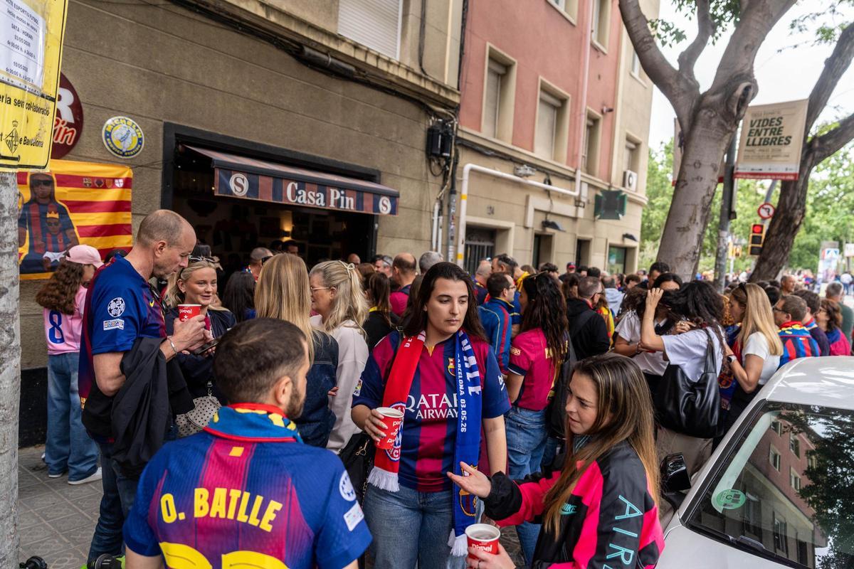 Así está el Camp Nou antes del decisivo partido del Barça femenino contra el Bayern