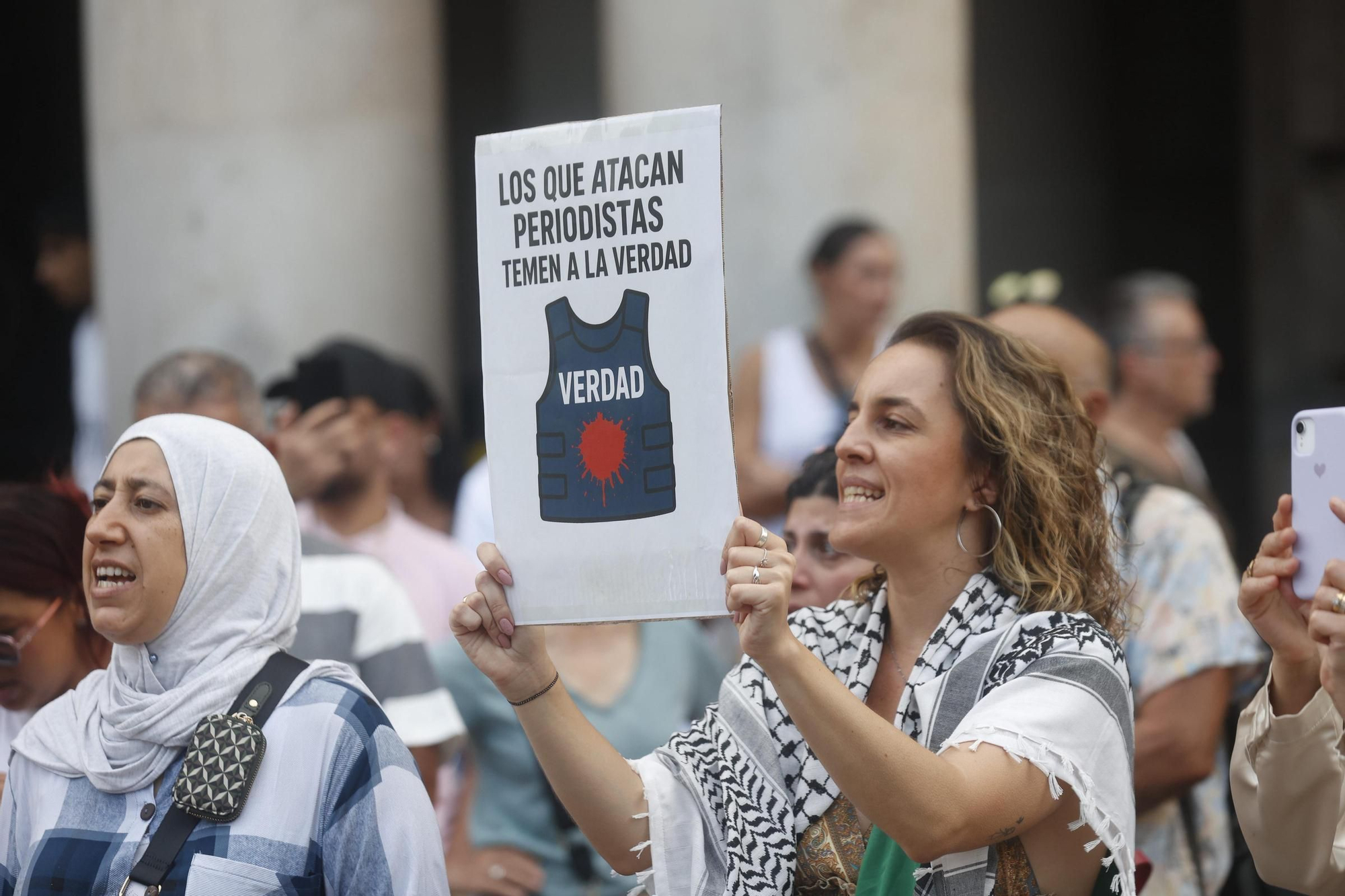 València se moviliza contra el asesinato de periodistas y el genocidio en Gaza