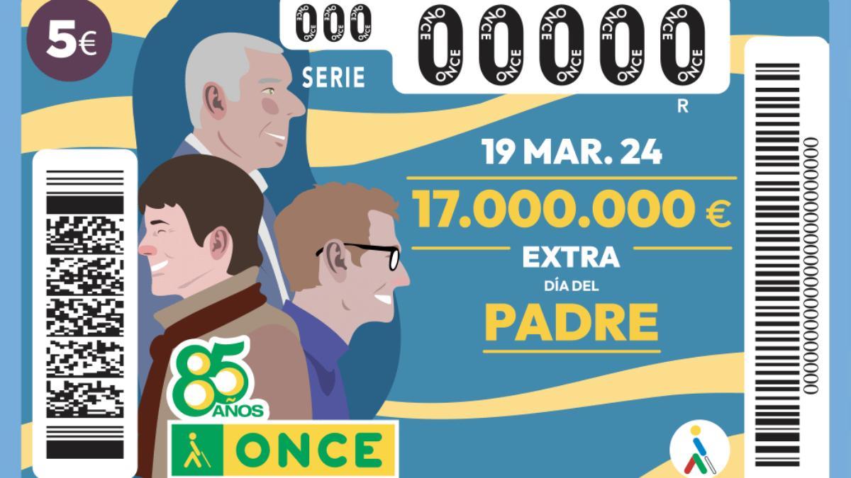 Cupón de la ONCE Día del Padre 2024