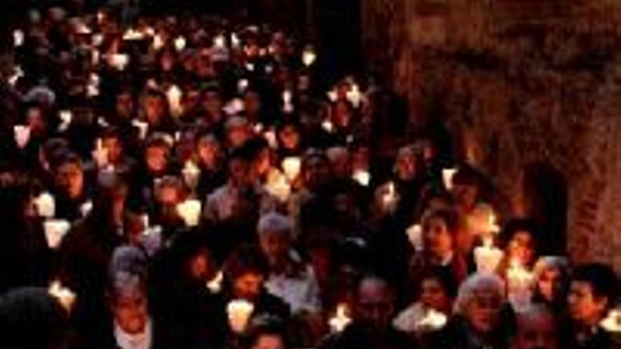 PROCESION DE ANTORCHAS EN CACERES