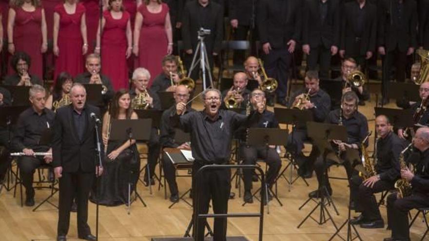 Un concierto reciente de la Banda Sinfónica Municipal.