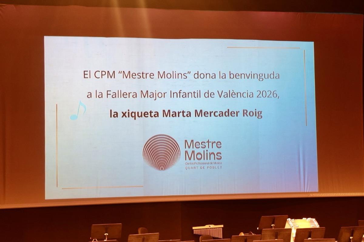Marta Mercader revive su pasodoble en Quart de Poblet