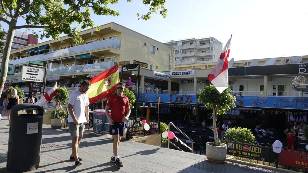 Magaluf se blinda contra los 'hooligans' ante el Inglaterra-Túnez