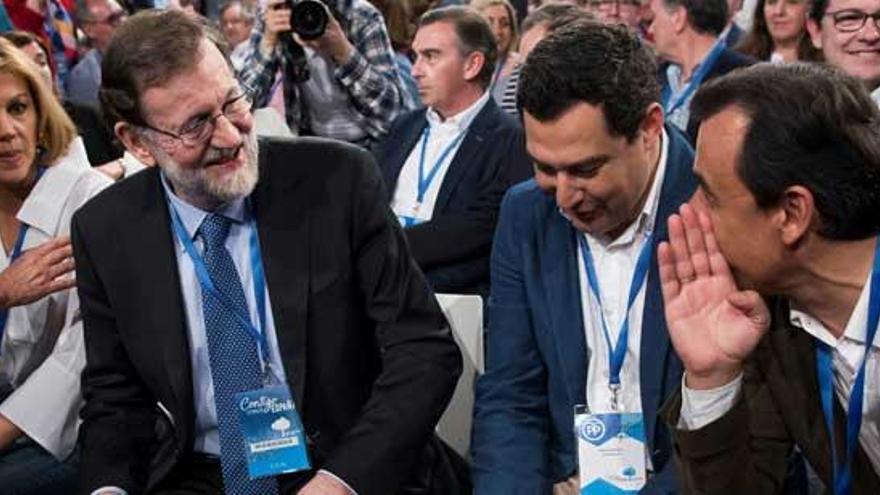 Cospedal, Rajoy, Bonilla y Maillo, en la Convención.