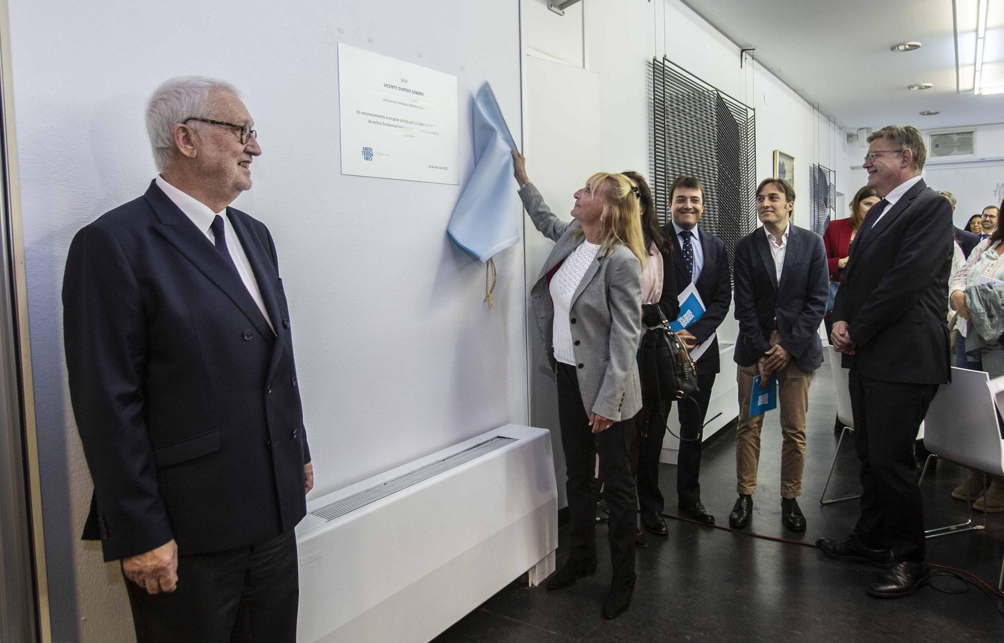 La Fundación Mediterráneo inaugura una sala dedicada a Gimeno Sendra