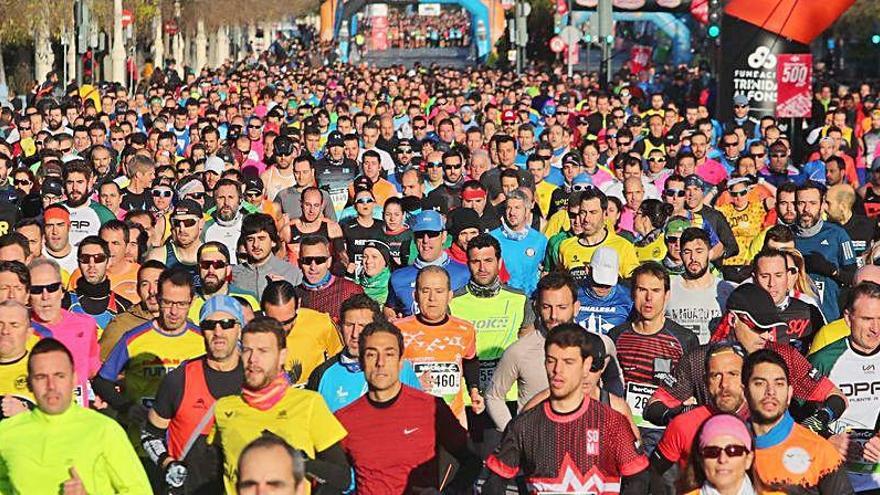 Salida del 10K Valencia Ibercaja 2020