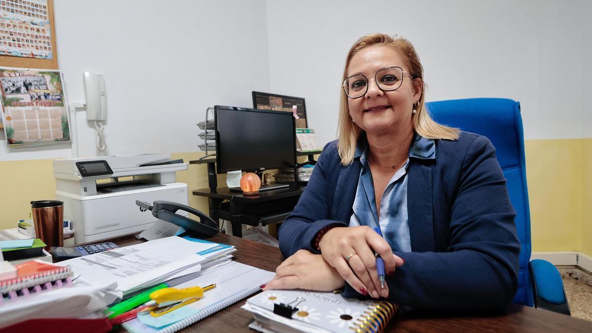 La psicóloga Tamara Cabrera, hoy, en su despacho en Santa Cruz.