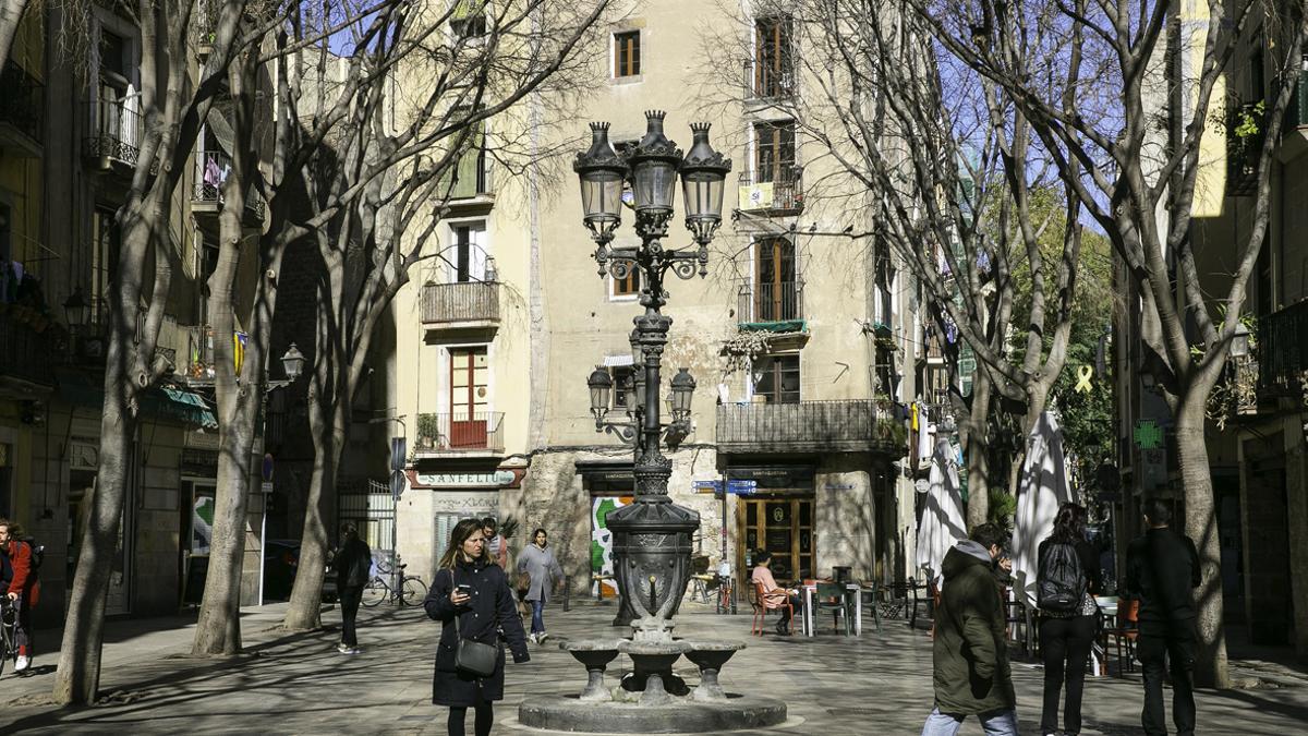 Plaza de Sant Agustí Vell.
