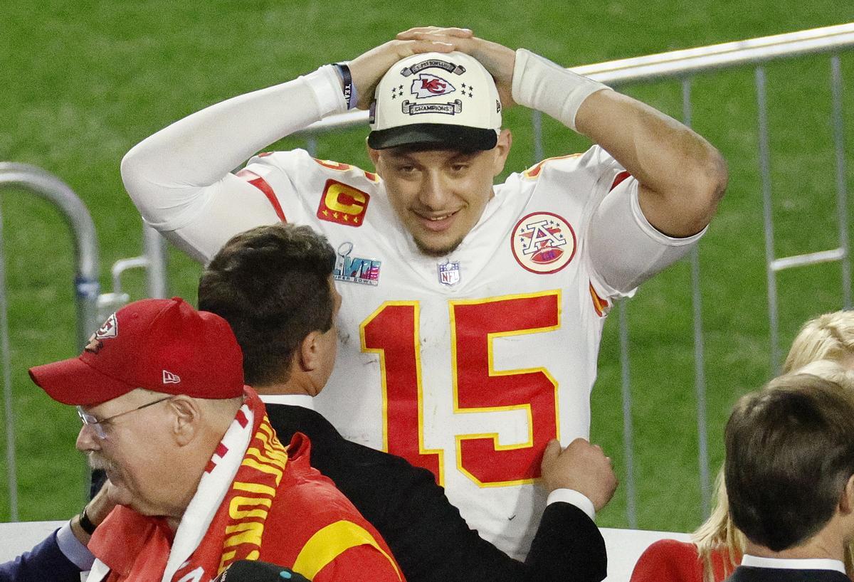 Patrick Mahomes, quarterback de los Kansas City Chiefs. EFE/EPA/JOHN G. MABANGLO