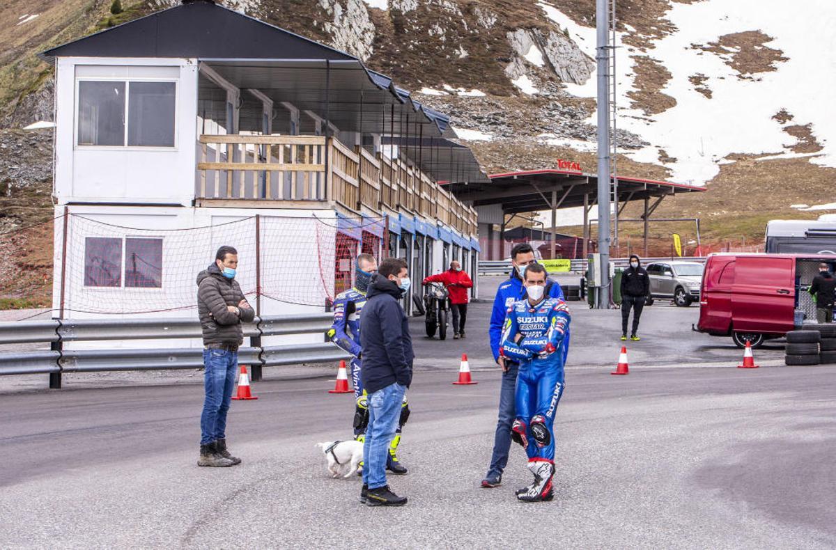 Entrenamiento de MotoGP en Andorra Entrenamiento de MotoGP en Andorra