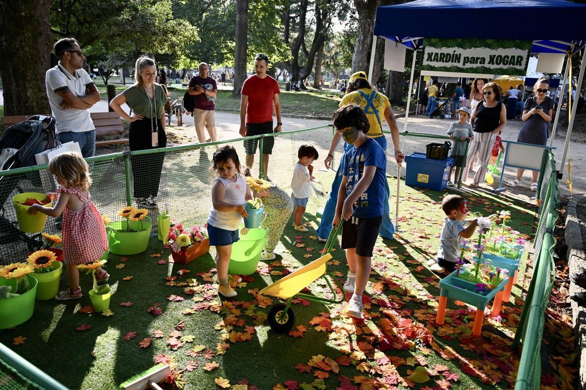 PONTEVEDRA.Animatrón en Las Palmeras