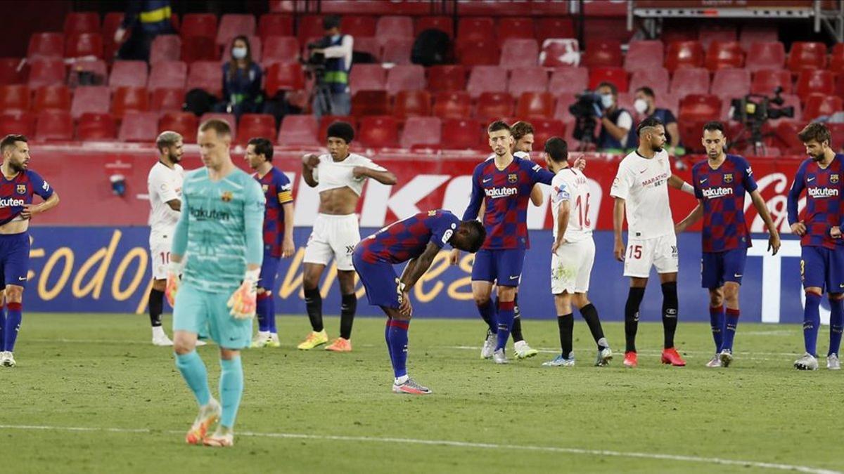 El Barça no pasó del empate en Sevilla