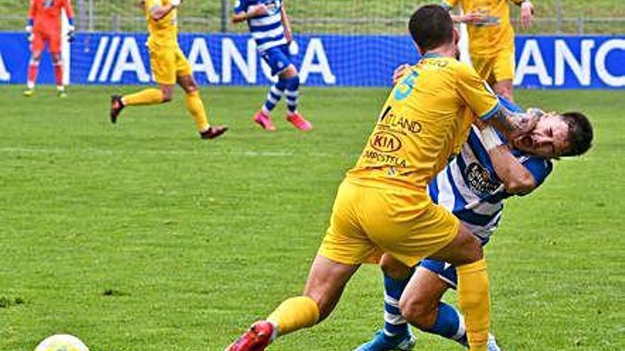 Partido del Fabril contra el Compostela de esta temporada.