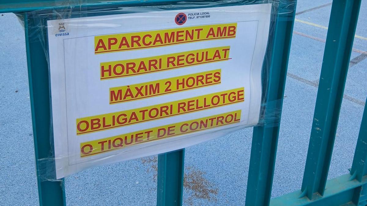 Ibiza habilita un parking temporal junto al Mercat Nou con 46 plazas: así funciona