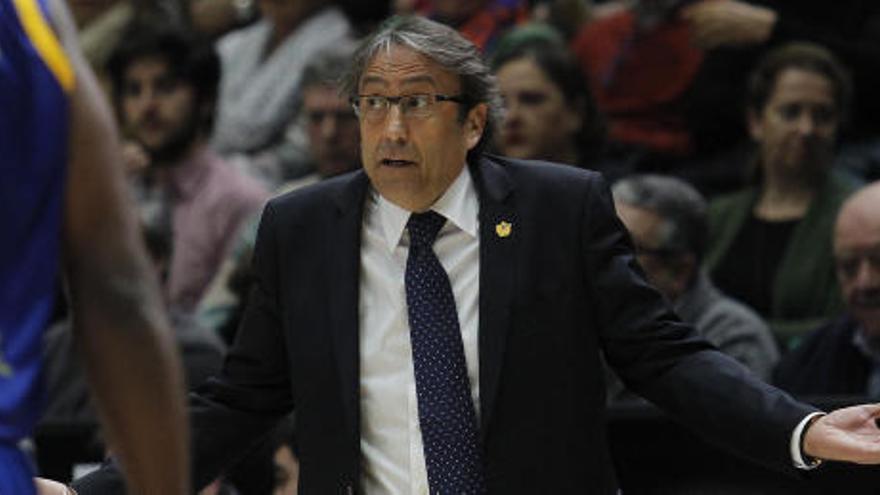 Luis Casimiro, en el choque en La Fonteta.