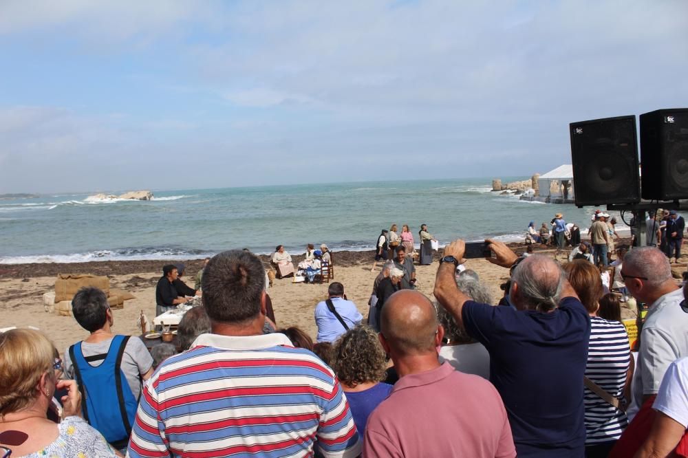 La Festa de la Sal a la platja de les Barques.