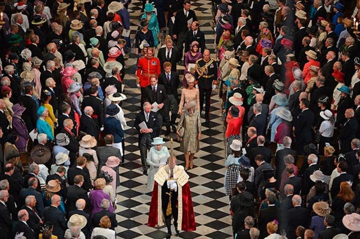 Servei nacional d’acció de gràcies a la Catedral de Saint Paul (Londres).