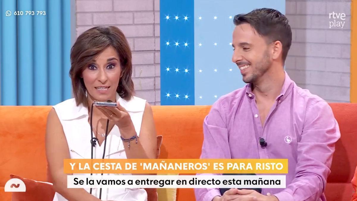 Adela le manda un audio a Risto en 'Mañaneros'