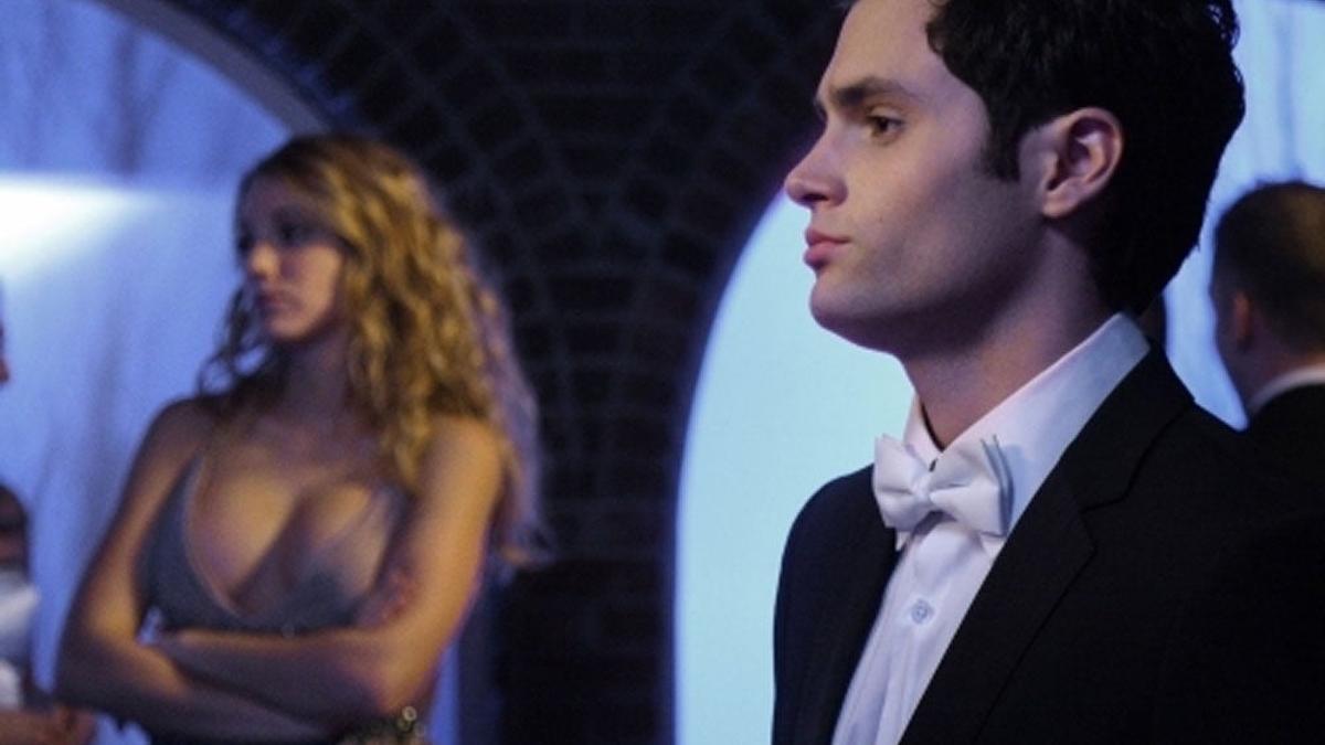 Penn Badgley y Blake Lively en 'Gossip girl'