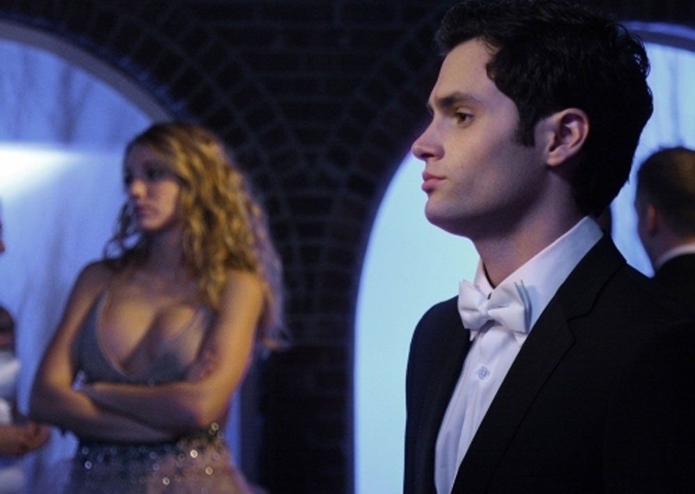 Penn Badgley y Blake Lively en 'Gossip girl'