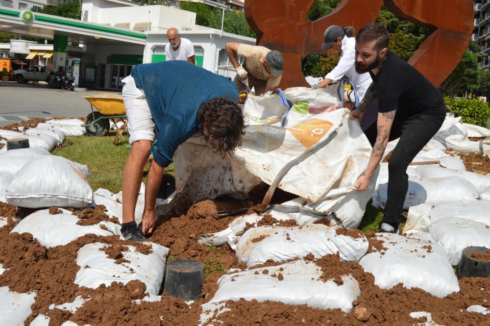 Berga viu immersa en els preparatius de la Diada