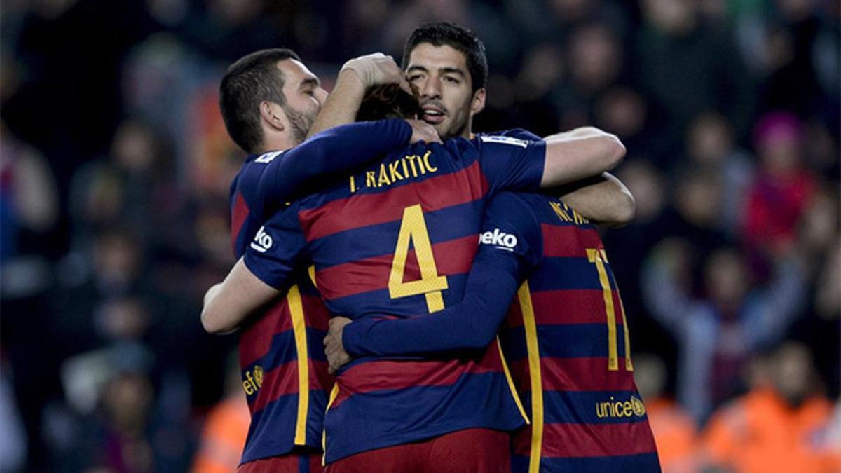 El Barça celebró una lluvia de goles