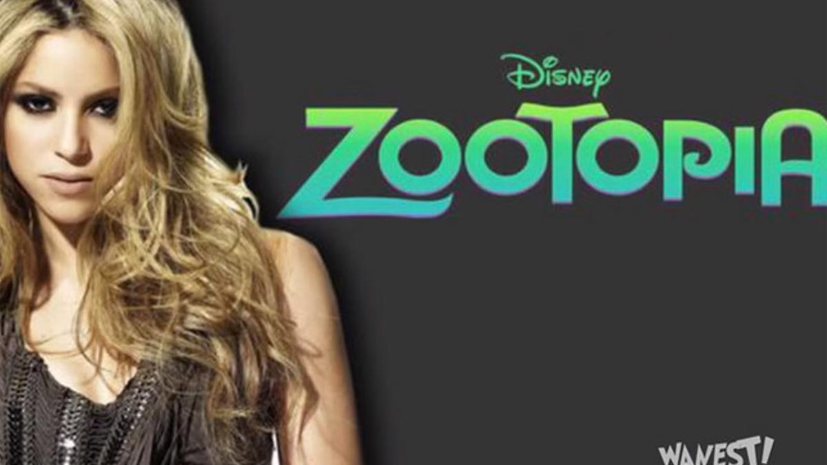 Shakira pone música y voz a Zootopia