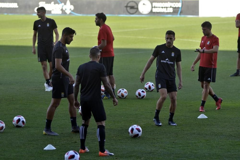 Entrenamiento del FC Cartagena en el Cartagonova (07/06/2019)