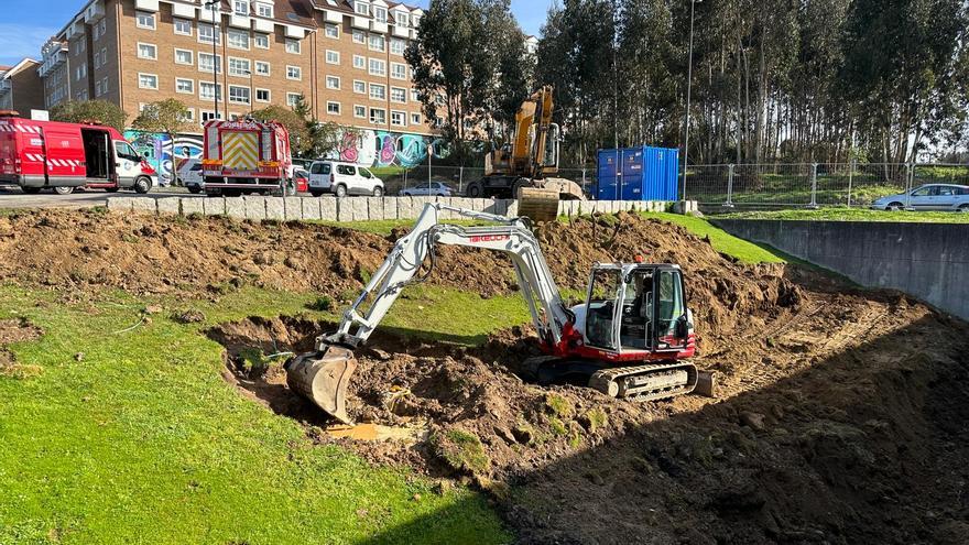 Una rotura en una tubería de gas obliga a desalojar a los niños de la Galiña Azul de A Barcala