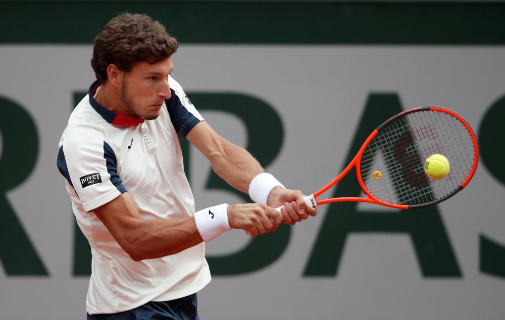 Partido de cuartos de final de Roland Garros entre Nadal y Carreño