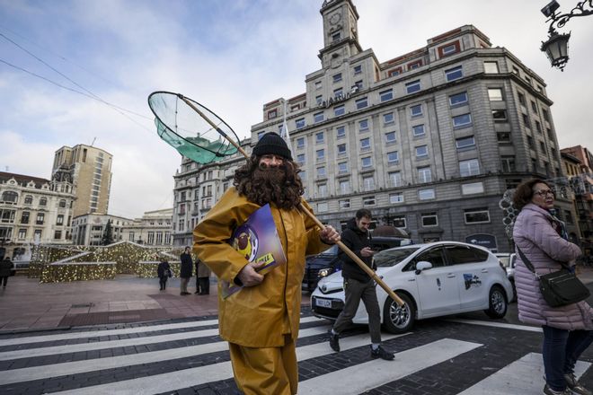 El Anguleru, de visita en Oviedo